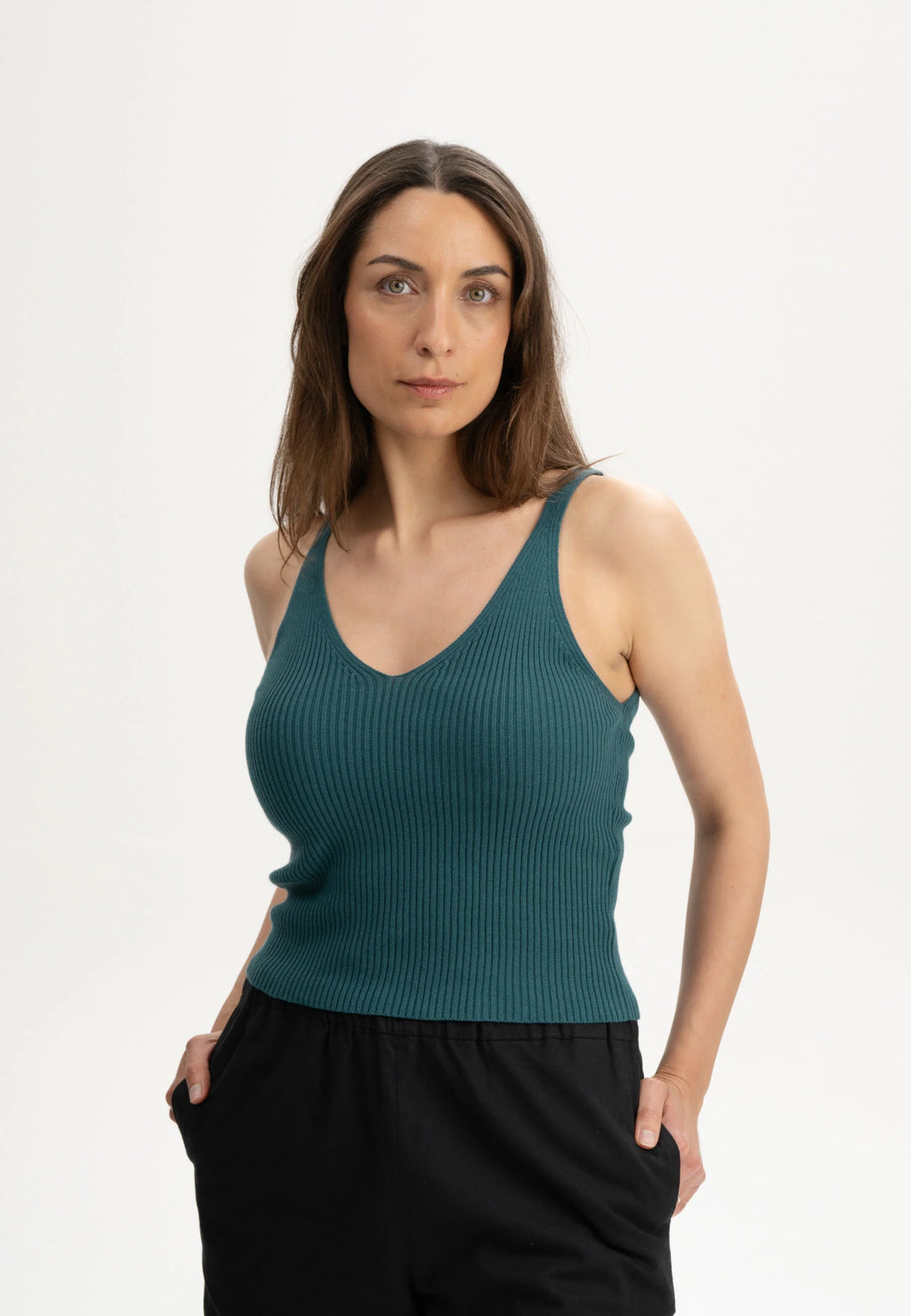 V-Neck Strick Top Style Rheda