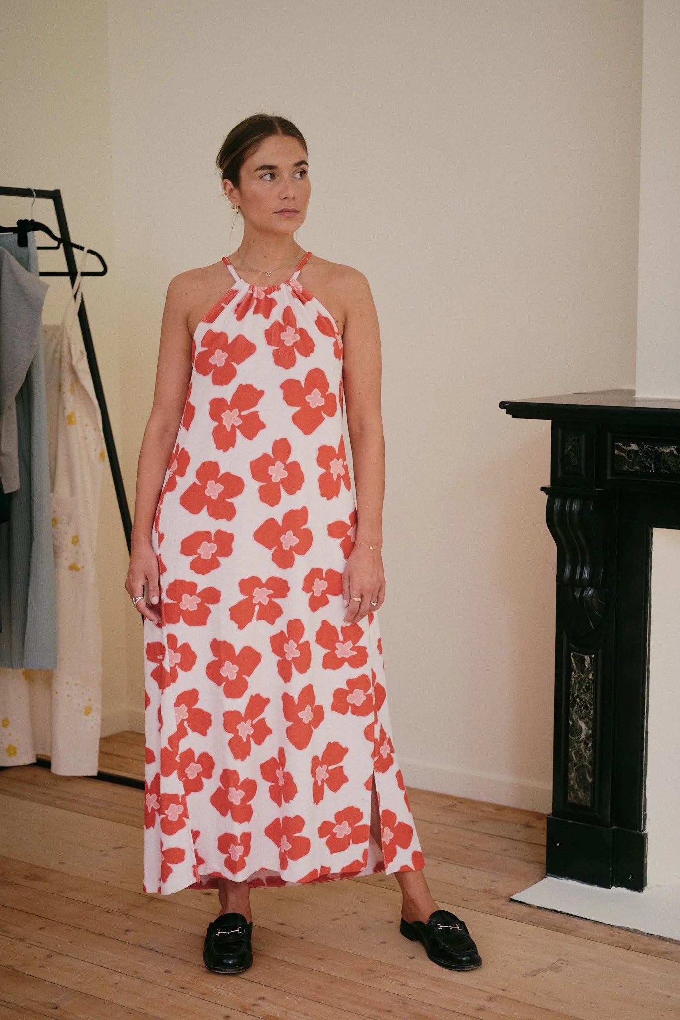 Blair Dress Flower Terry